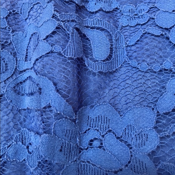 *SOLD* Beautiful BB Dakota Royal Blue Short Lace Dress {ModCloth / Size 8 / EUC} - Picture 6 of 7
